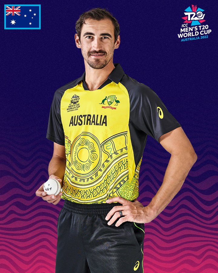 Australia have chosen to worn indigenous-themed kits for the upcoming World T20 on home soil