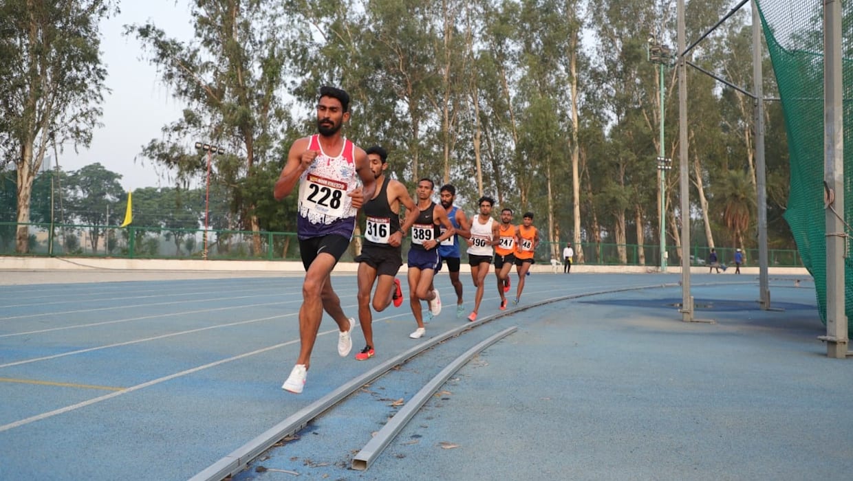 Abhishek Pal won the men's 5000m race.