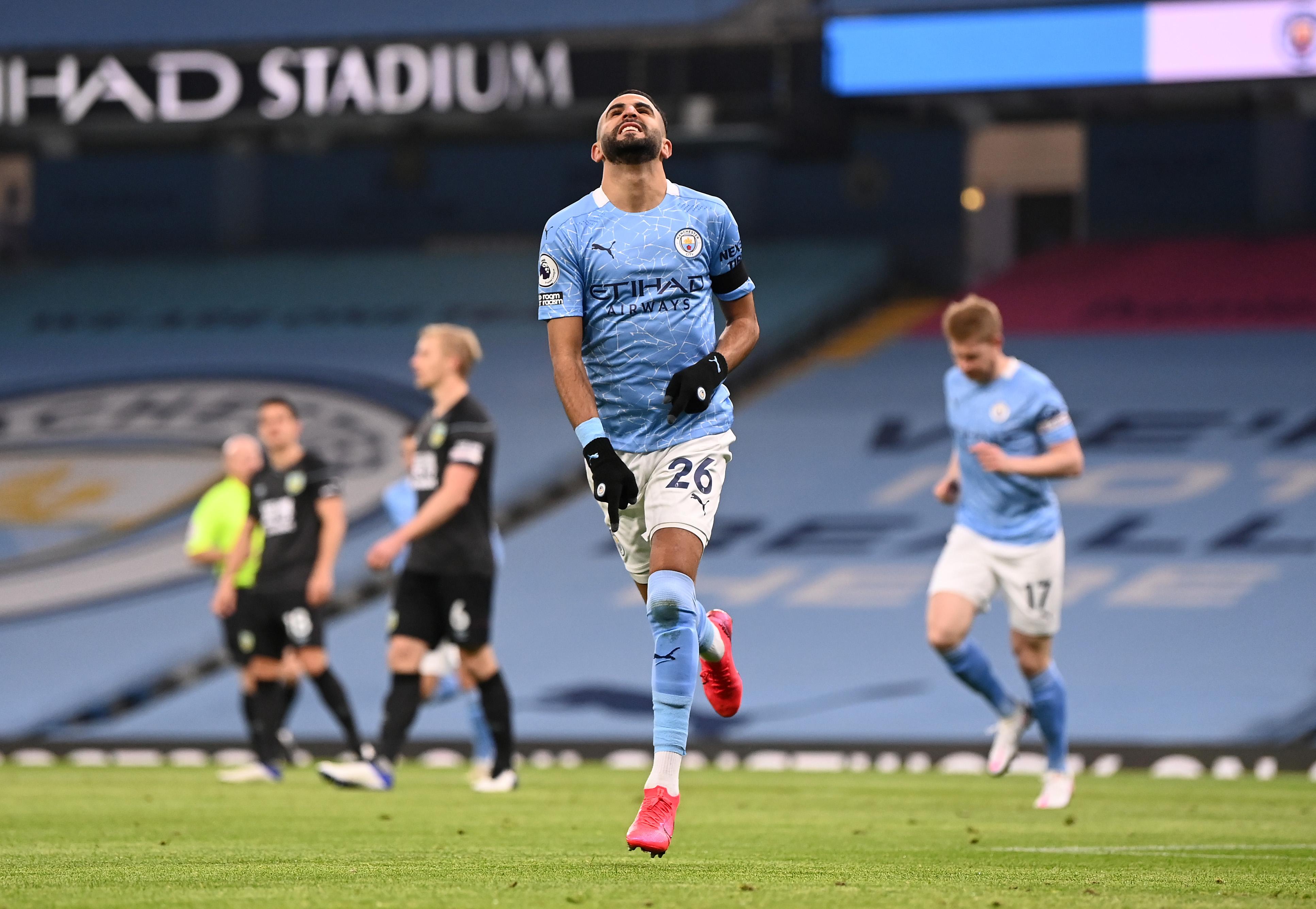 Riyad Mahrez is happy to stay and build at Manchester City 