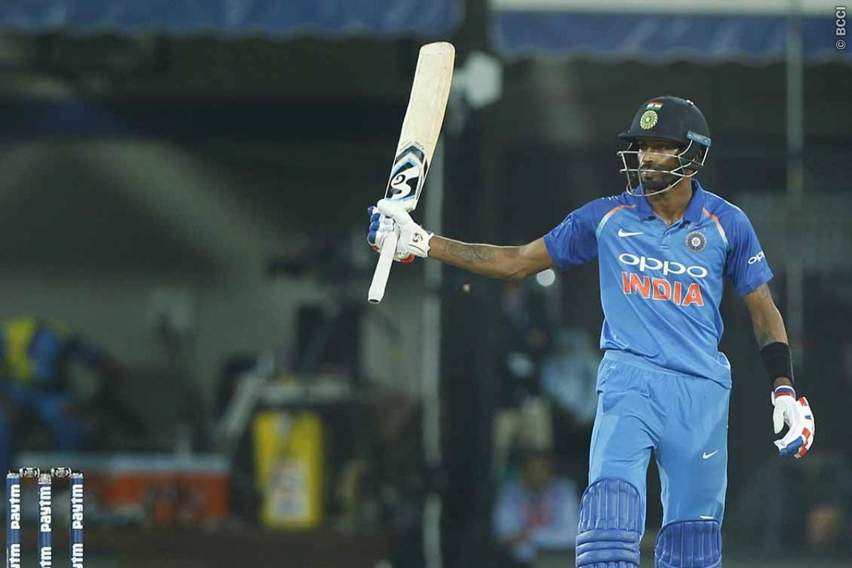 Hardik Pandya has been included in the playing XI for the first ODI