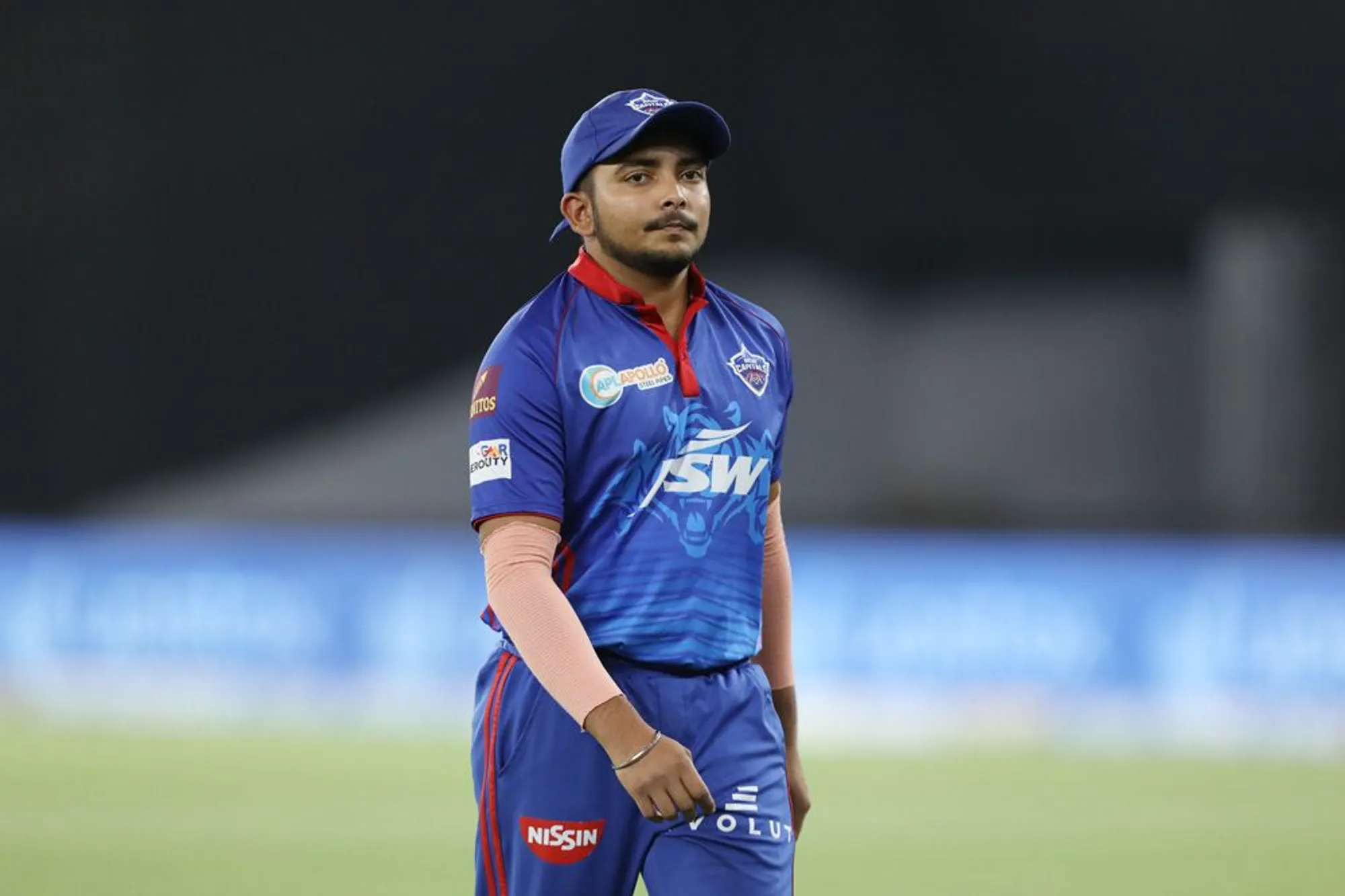 Prithvi Shaw during IPL 2021