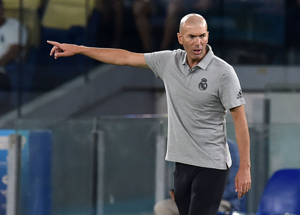 Zidezine Zidane was Carlo Ancelotti's assistant coach in 2014