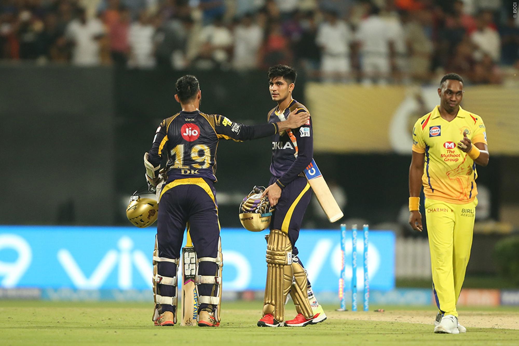 Shubman Gill plays for KKR in the IPL