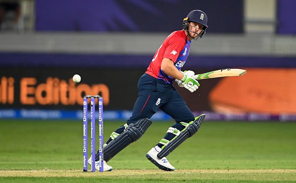 Jos Buttler scored a rapid 32-ball 71* against Australia in Dubai on Saturday