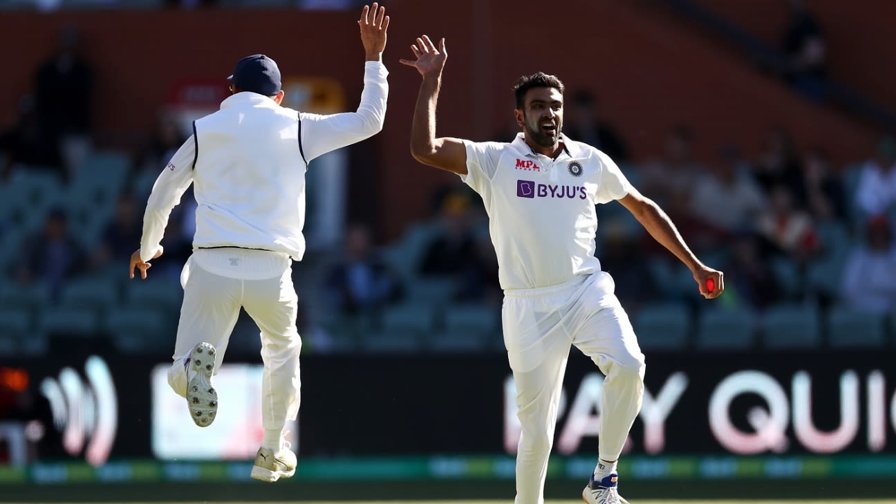 Ravichandran Ashwin picked up four wickets in first innings of the Adelaide Test