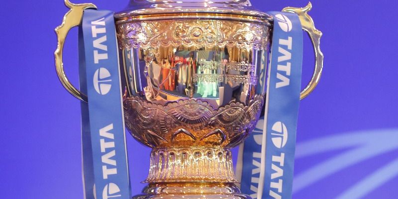 A glimpse of the Tata IPL 2022 trophy.