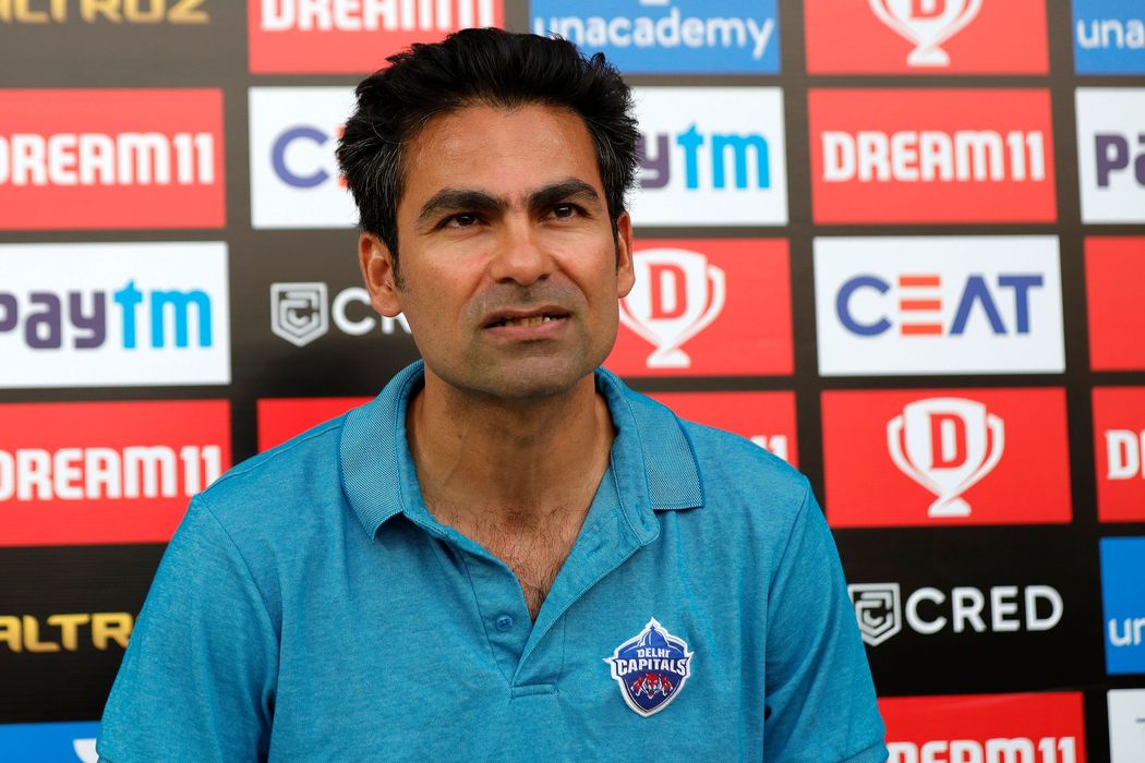 Mohammad Kaif during Delhi Capitals' post-match conference in 2020.