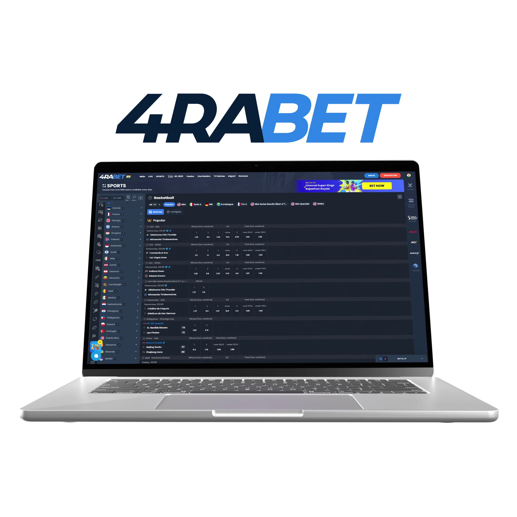 4Rabet provides localised support for Hindi.