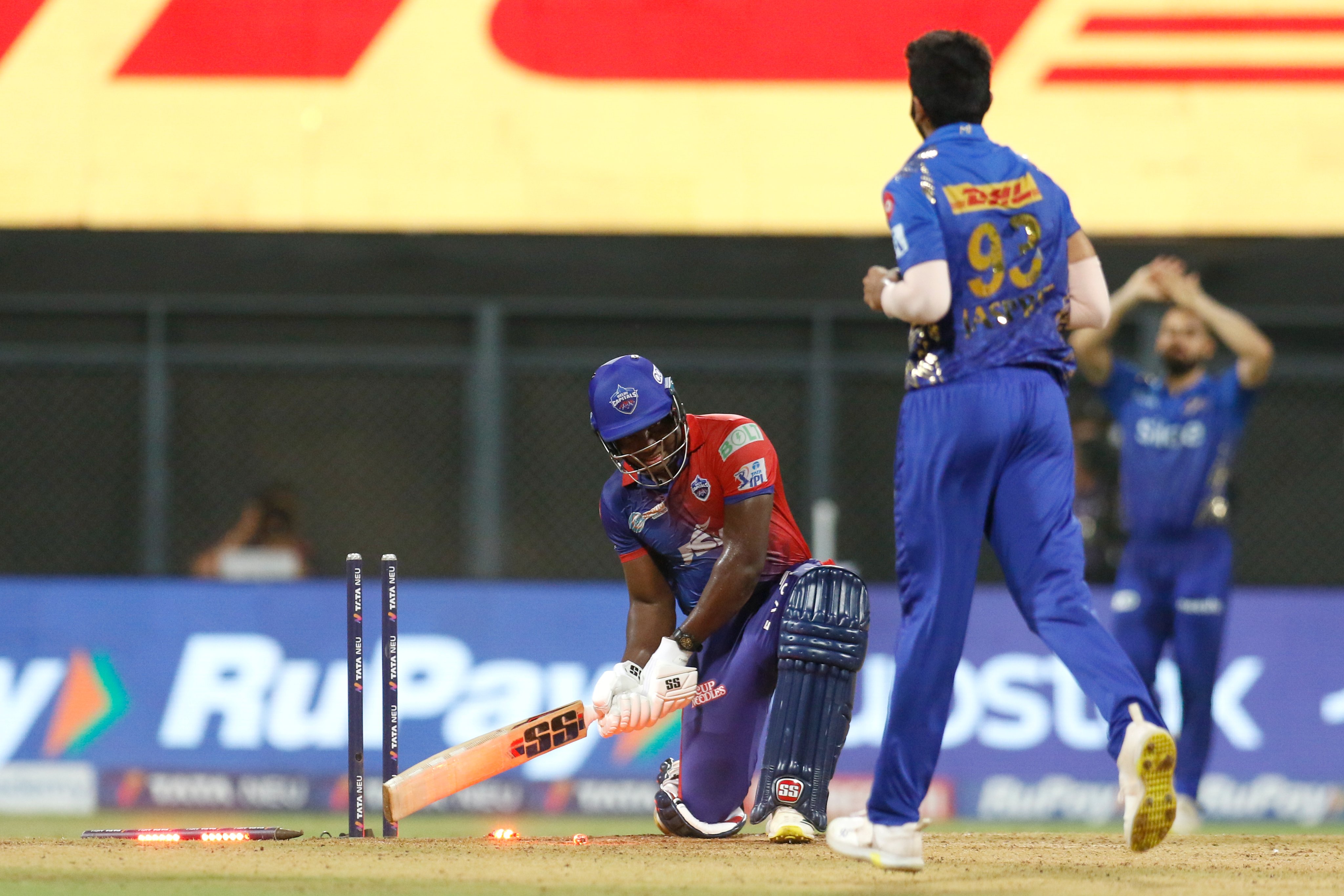 Jasprit Bumrah dismissed Rovman Powell