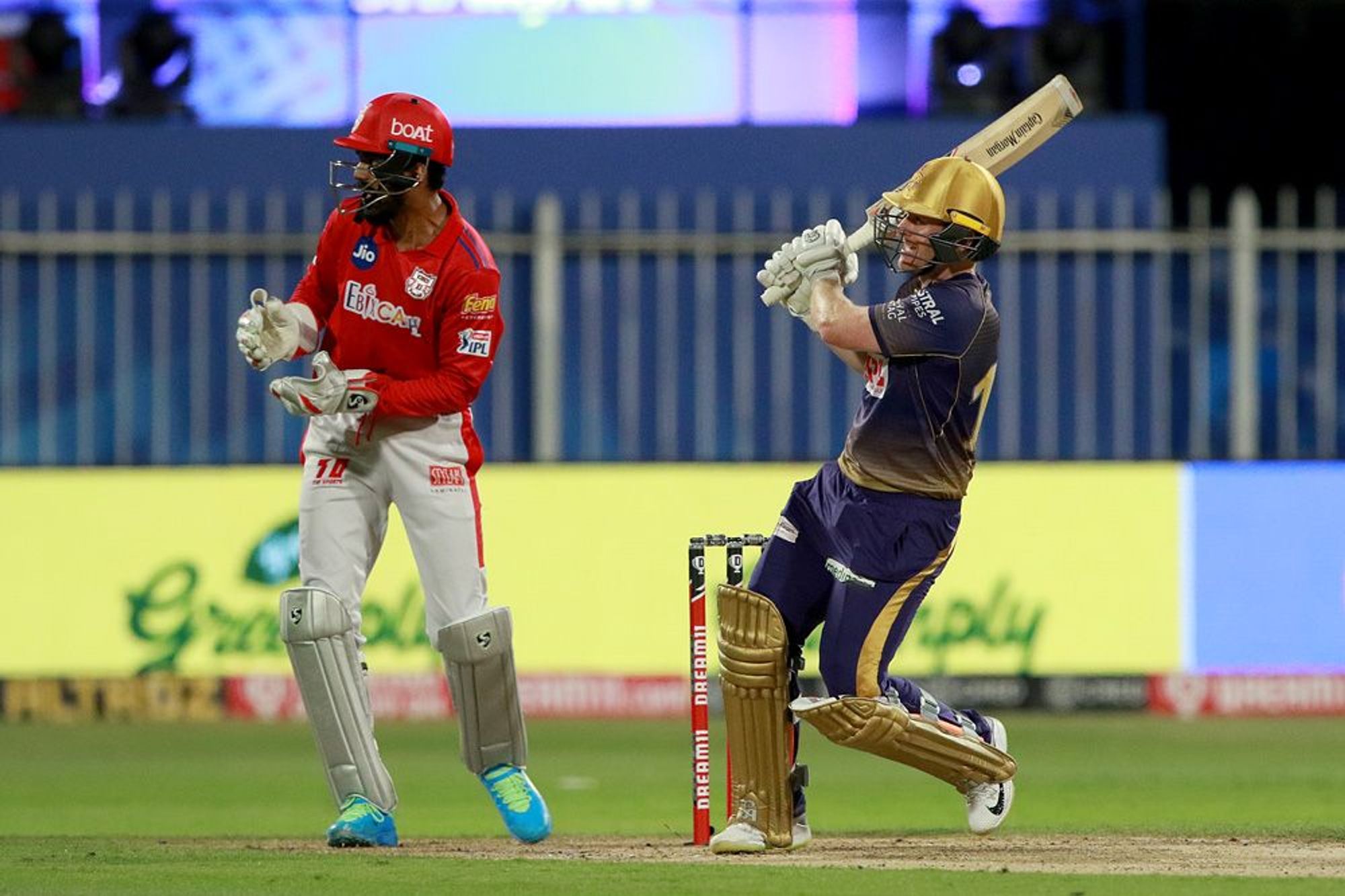 KKR slumped to a 8-wicket defeat in Sharjah
