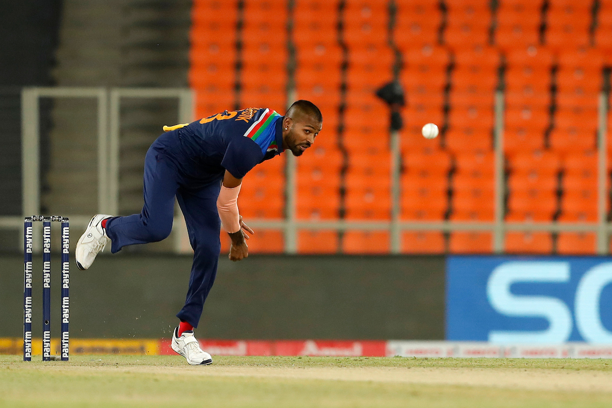 Hardik hasn't bowled in the ODI series
