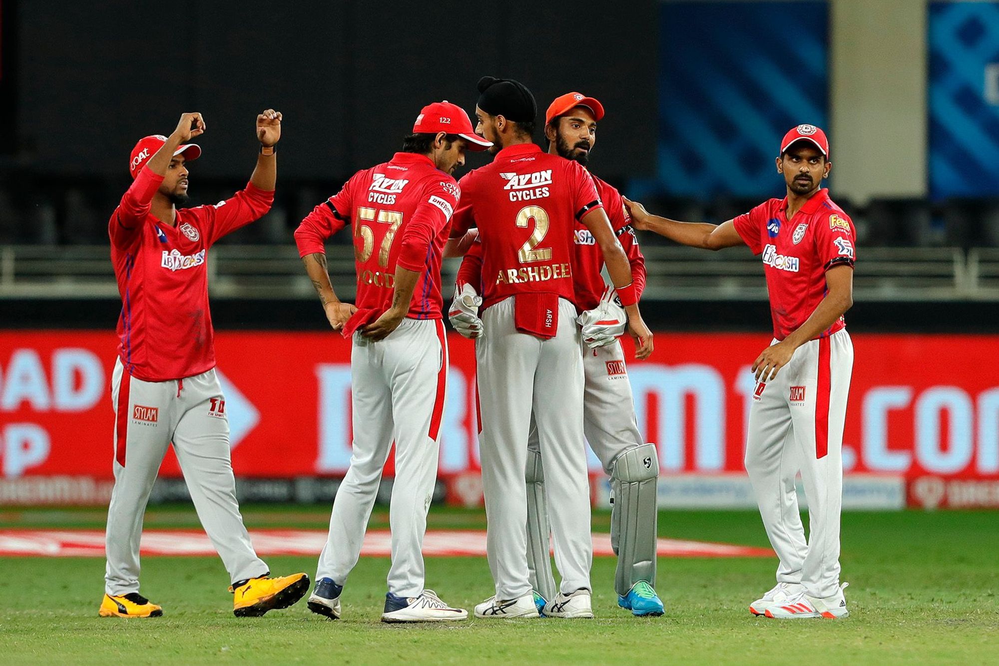KXIP won the match by 12 runs