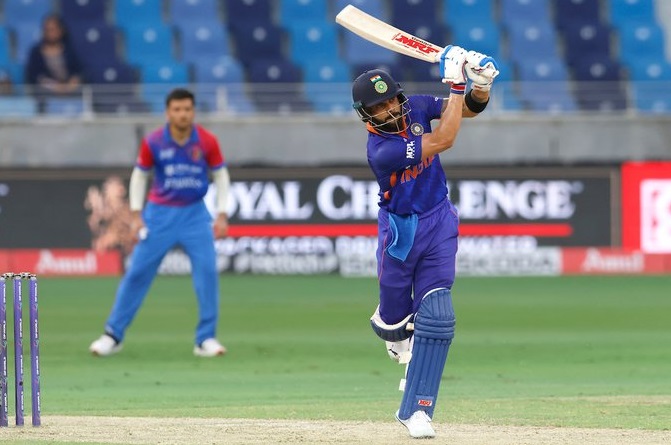 Virat Kohli scored his first international century after 2019