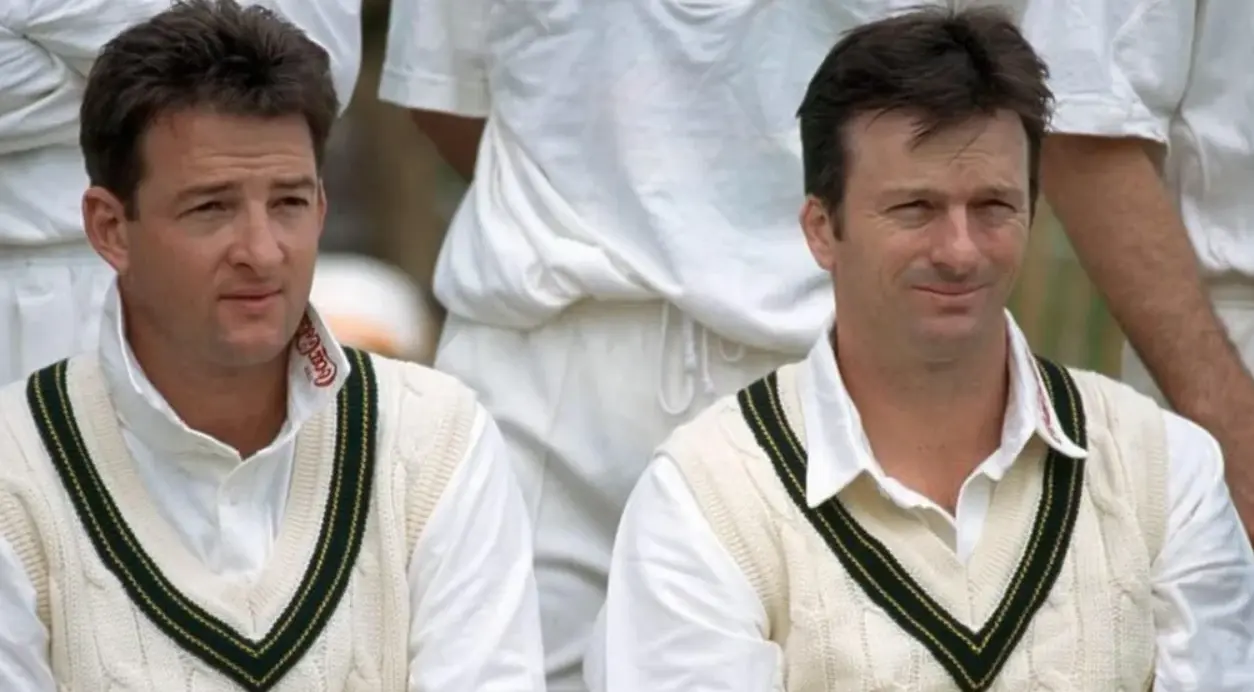 Mark Waugh and Steve Waugh in a Frame.