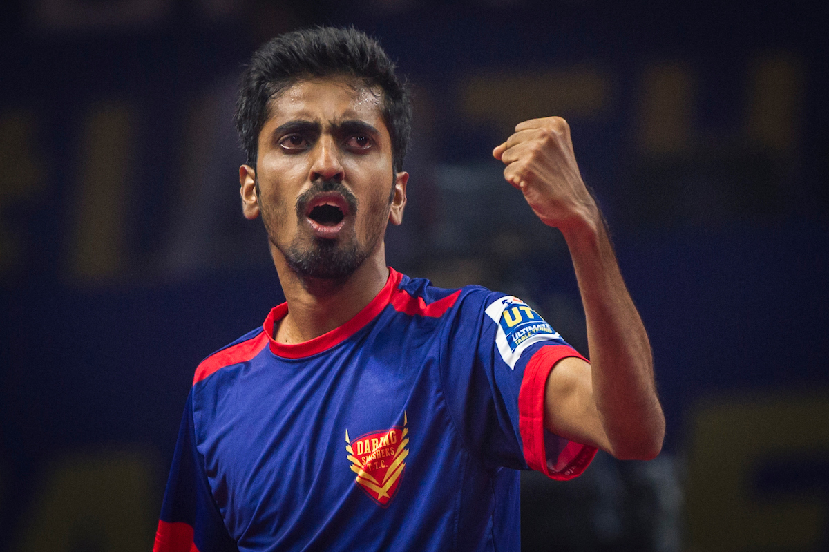 Gnansekaran Sathiyan is currently the 38th ranked player in the world