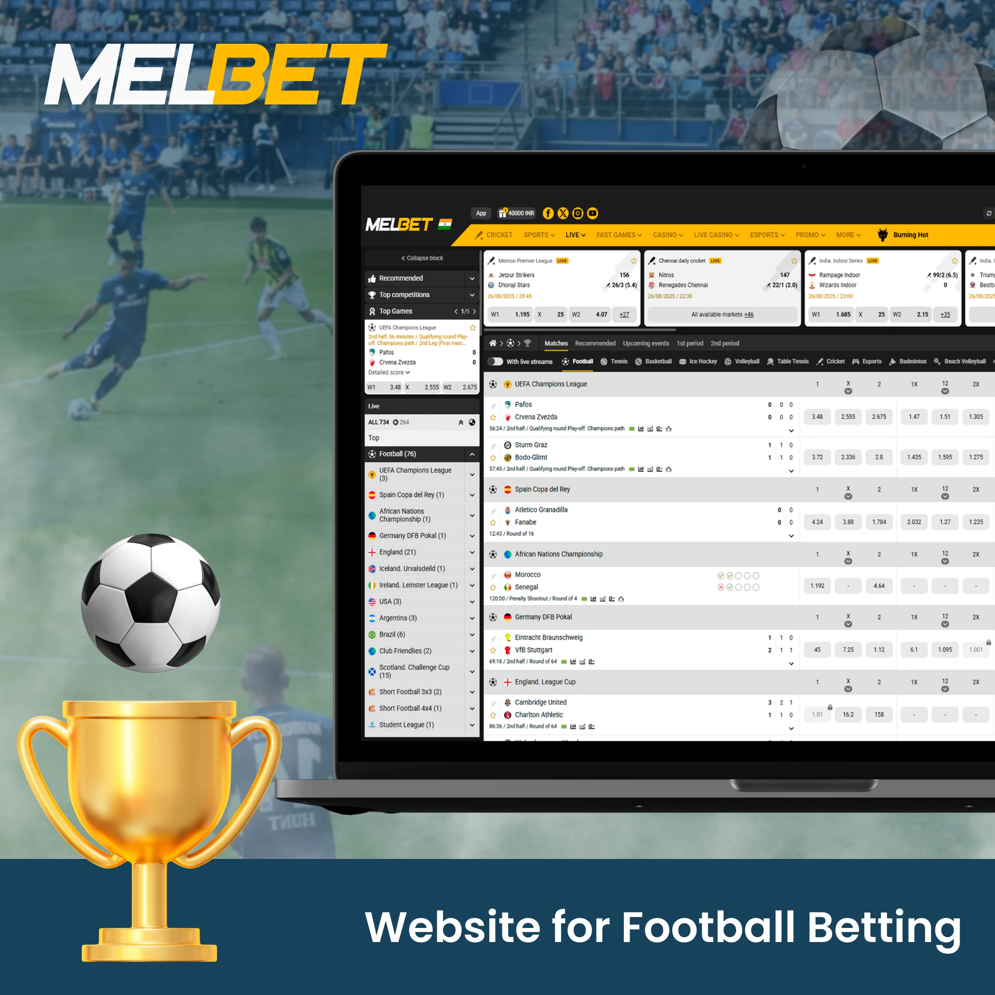 Melbet Best Football Betting Sites.
