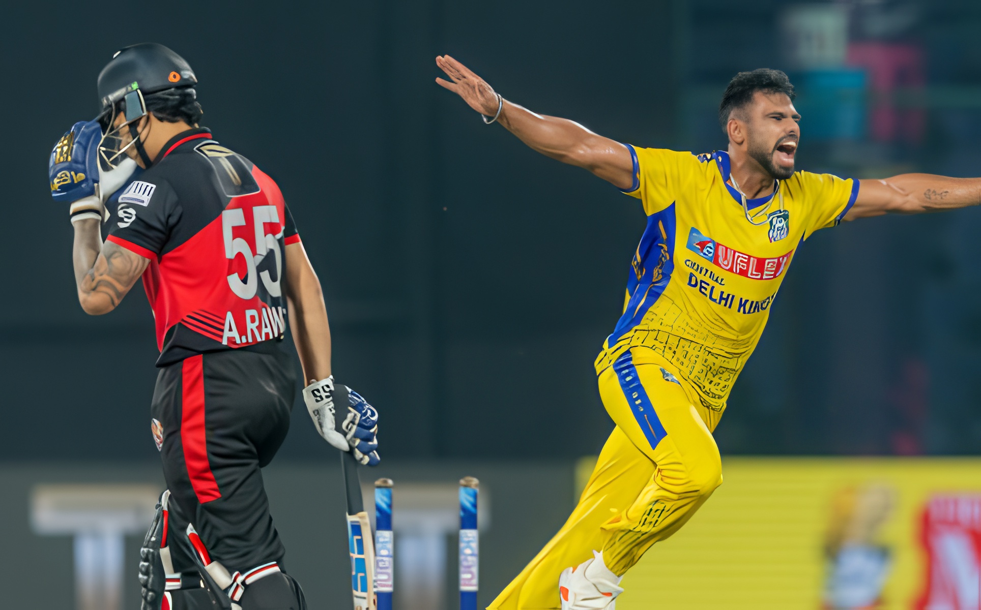 The Central Delhi Kings' pacer Money Grewal 