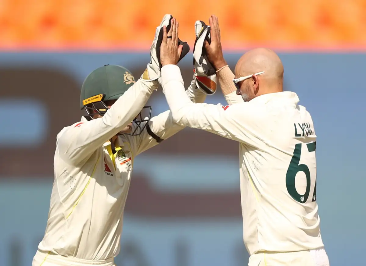 Alex Carey has taken over from Nathan Lyon as the leader of Australia's victory song