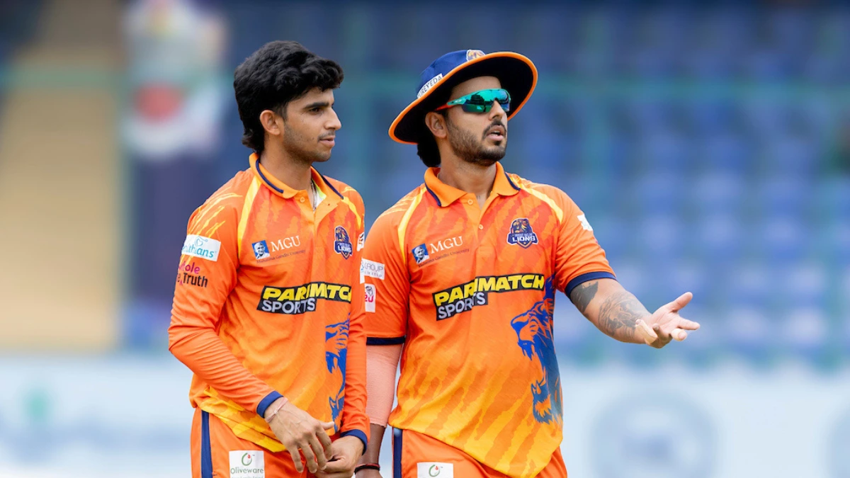 DPL, WATCH | Nitish Rana and Digvesh Rathi get into a heated argument during eliminator