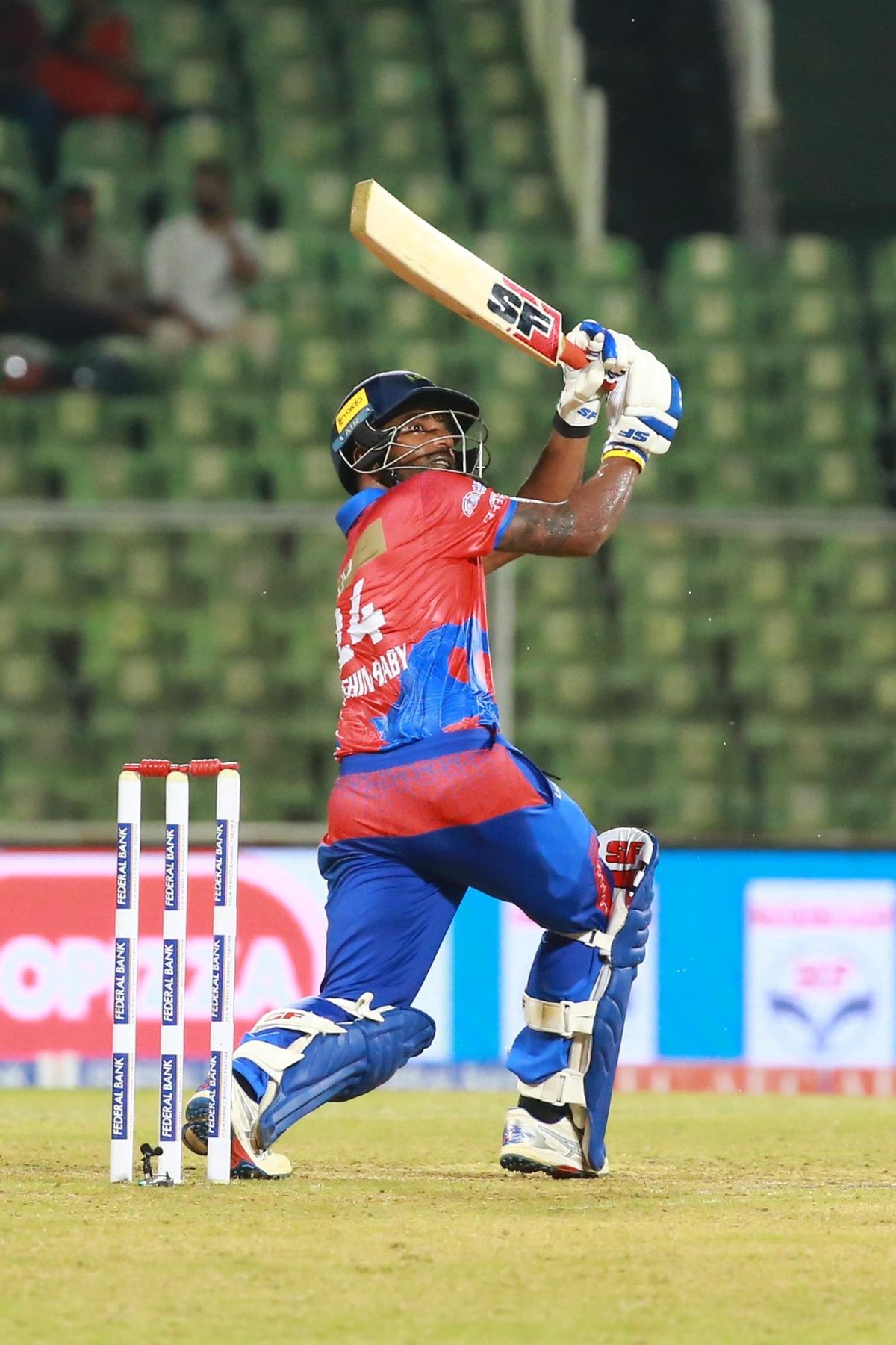 Aries Kollam Sailors' skipper Sachin Baby