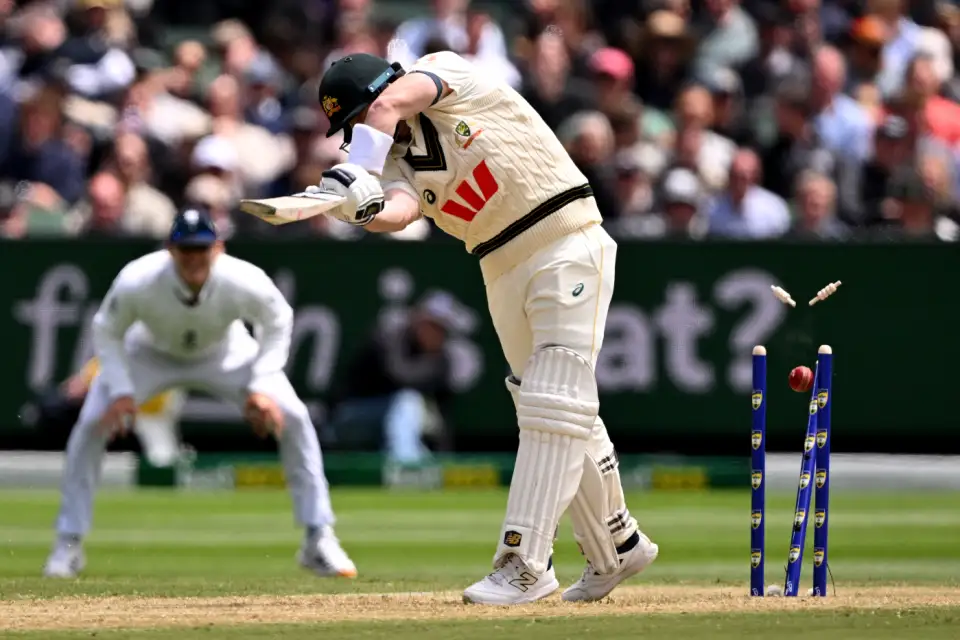 Steve Smith failed to survive a fiery Josh Tongue for Australia against England on Day 1 of the fourth Ashes Test in Melbourne 