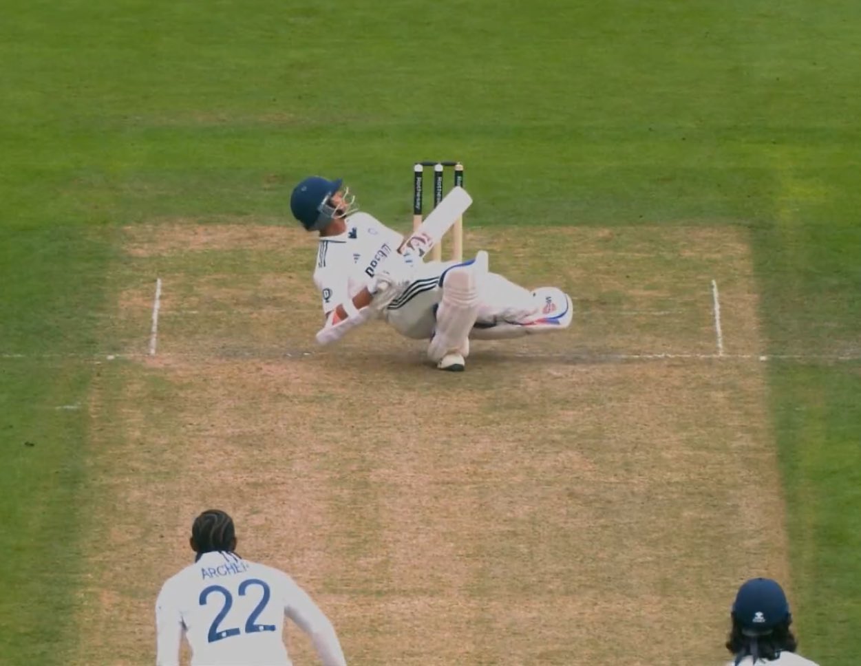 India tour of England 2025 | Twitter reacts as Jaiswal comes up with unbelievable ramp shot off Archer