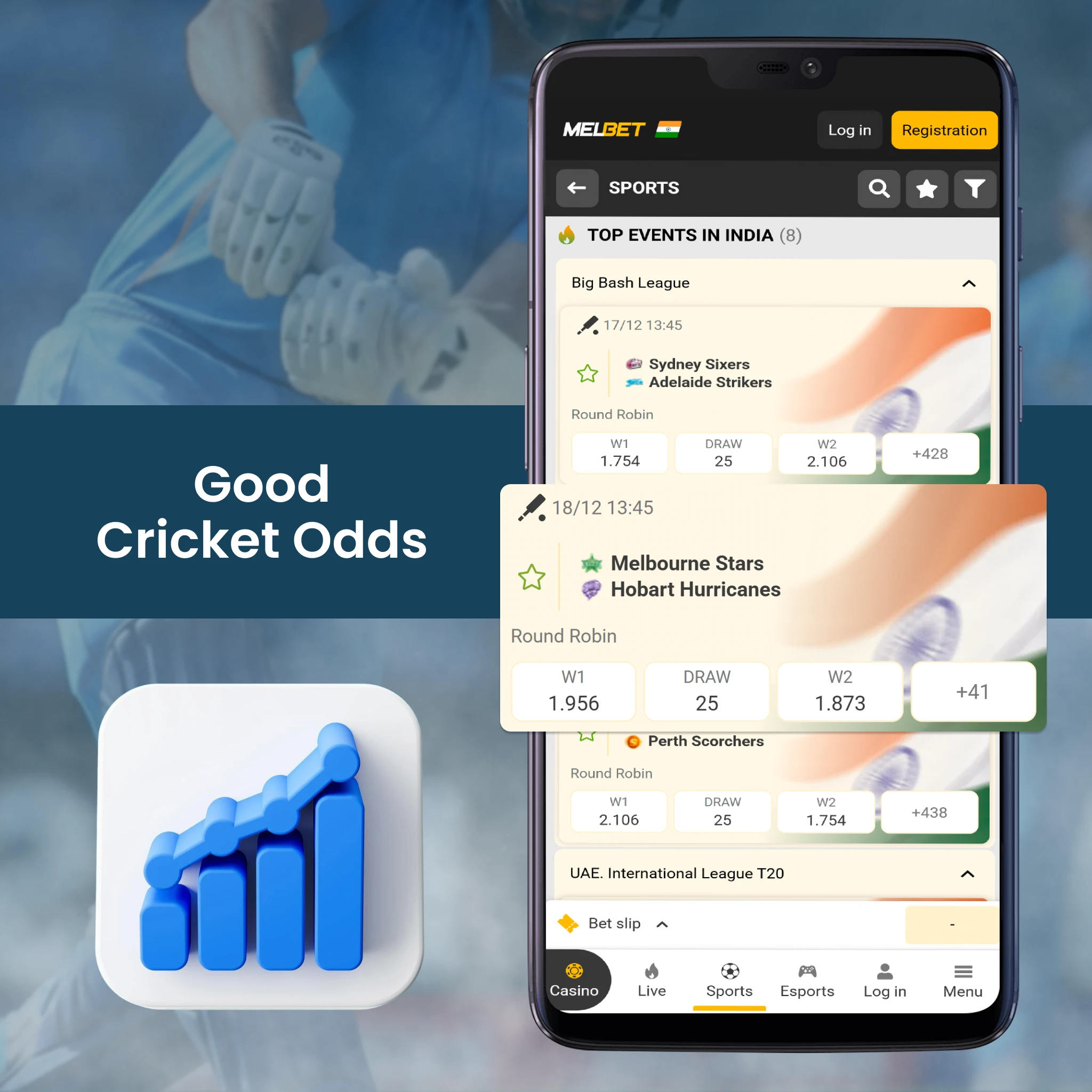 High odds are a sign of a good app, but not sky-high odds, which may look suspicious.