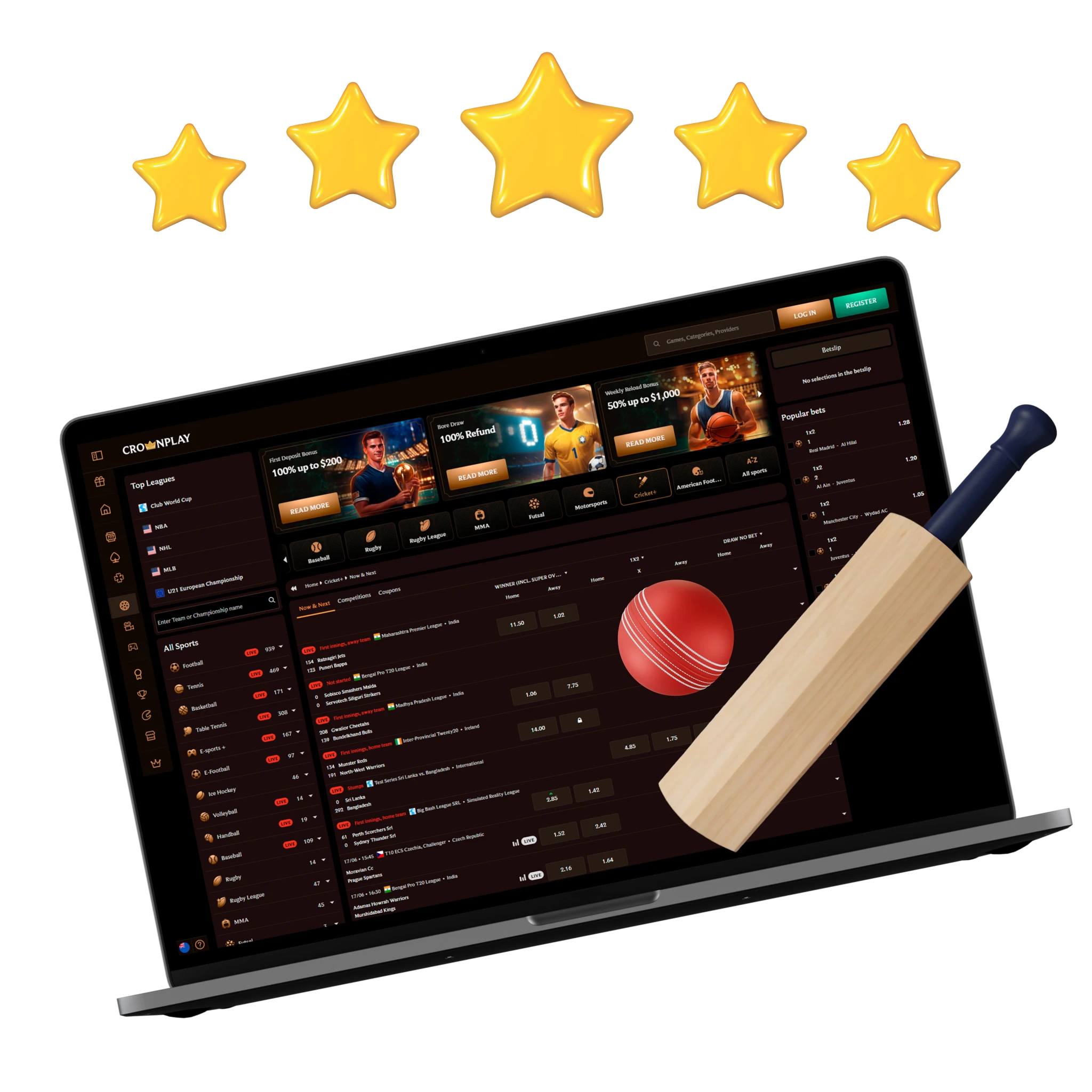 Best Cricket Betting Sites&Apps in New Zealand | All Top 10 List for 2025