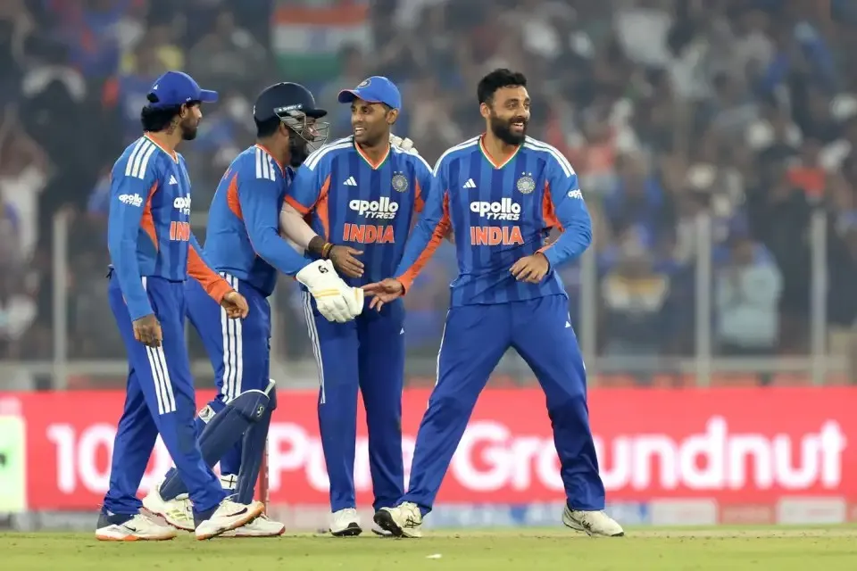 Hardik Pandya, Jasprit Bumrah, and Varun Chakravarthy did a great job to tackle the set batsmen.