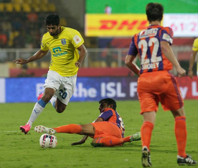 Mohammed Rafi plies his trade for Kerala Blasters FC in the ISL