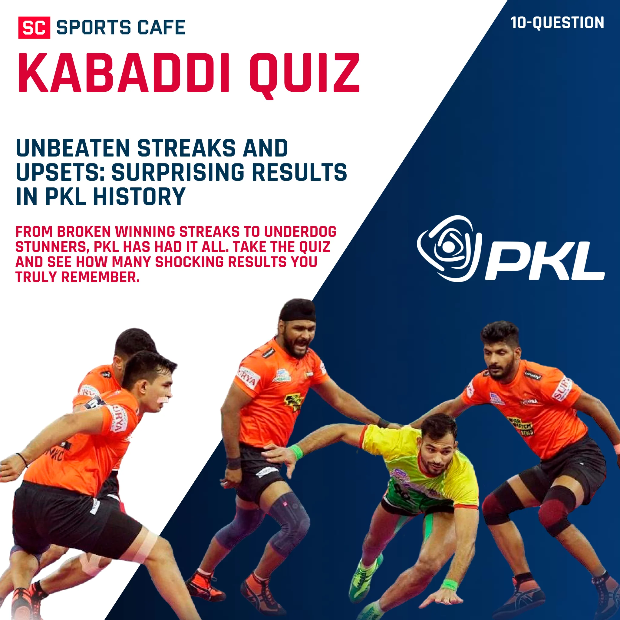 PKL Underdog Victories Quiz