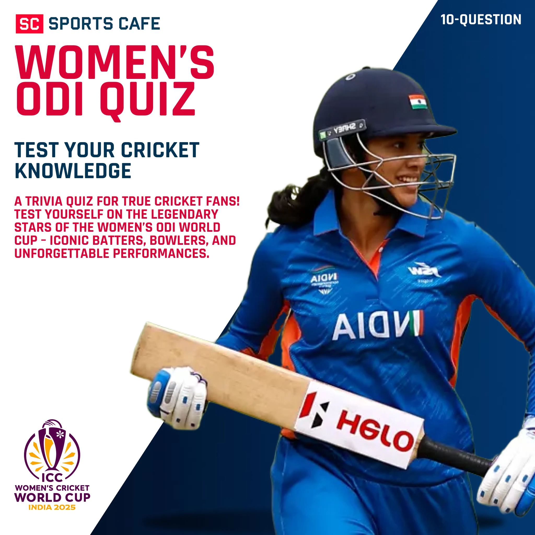 Women’s ODI World Cup Legends Quiz