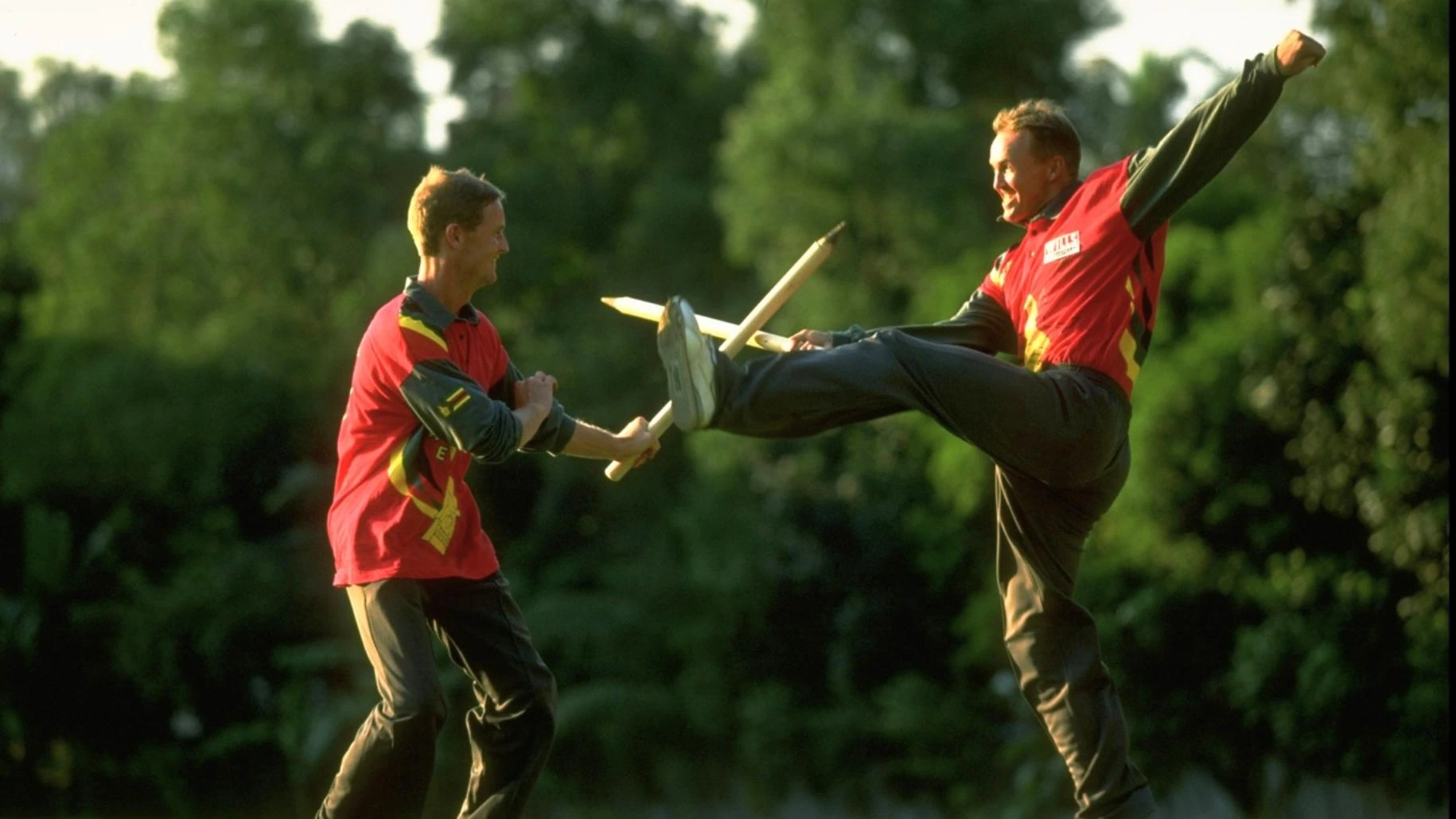 Zimbabwe recorded thier first-ever Test victory on 4 February 1995.